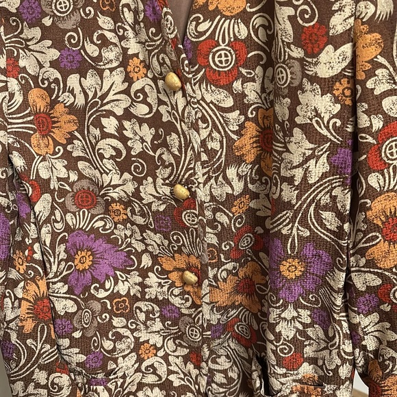 Vintage Floral patterned blazer - Picture 5 of 5